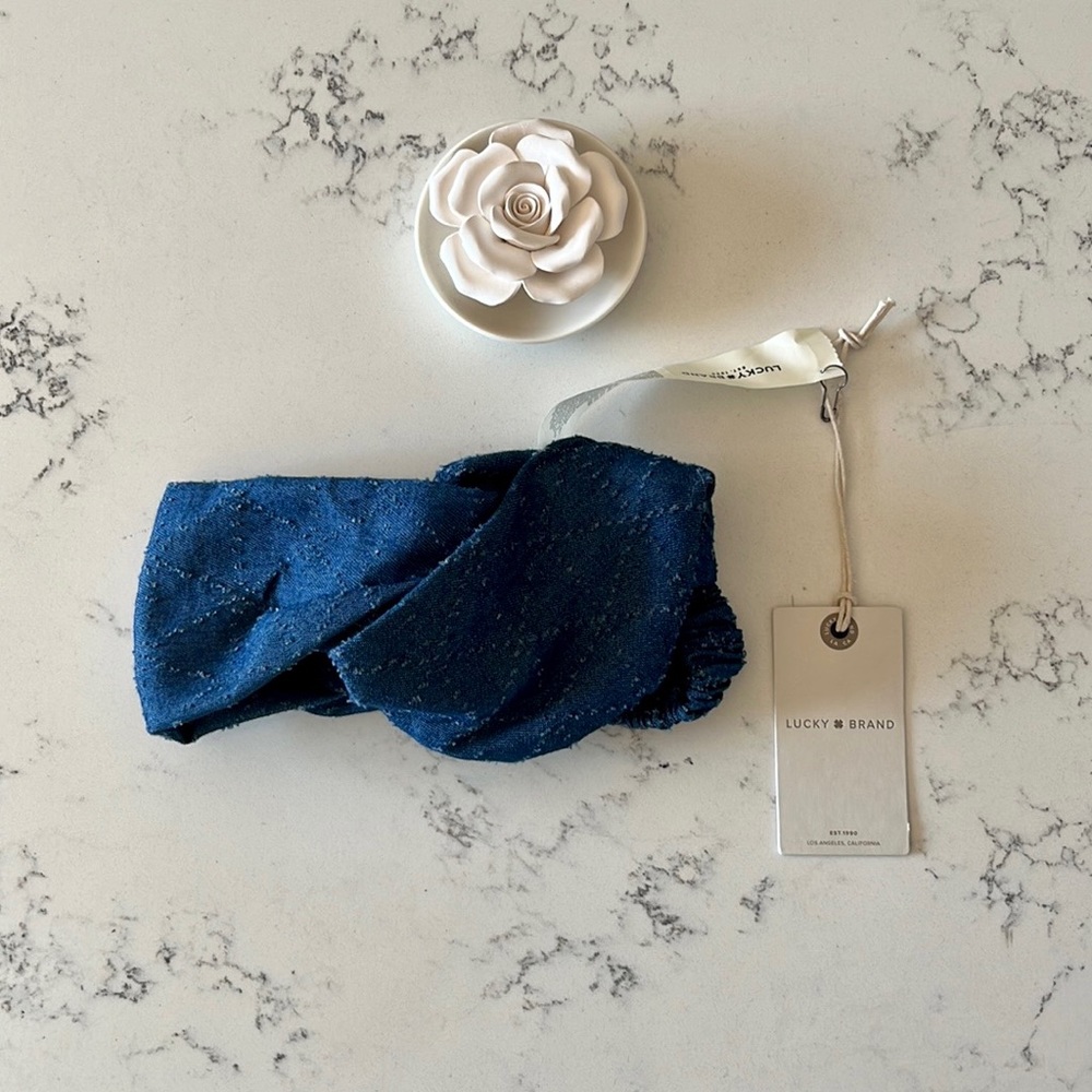 Lucky Brand ladies’ denim headband - Picture 3 of 12
